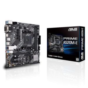 ASUS Prime A520M-E AM4 Socket DDR4 Used Motherboard